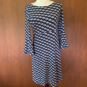 Great Boden dress with umbrellas print.